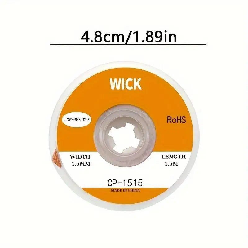 1PC 2.0mm 3.5mm 1.5M Welding Wires Desoldering Braid Solder Remover Wick Wire Welding Tin Sucker Repair Tool