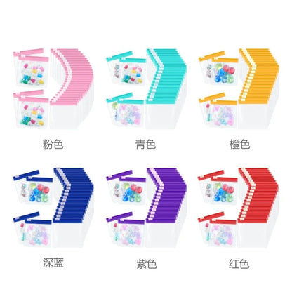 1/7/28PCS Pill Pouch Bags Zippered Pill Pouch Reusable Pill Bags Clear Eva Pill Bag Self Sealing Medicine Organizer Storage Bags