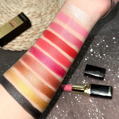 Diamond Shimmer Lipstick Lip Gloss High Pigmented Long Lasting 10 Colors Glitter Lipgloss Lips Makeup Cosmetics Sexy Make Up