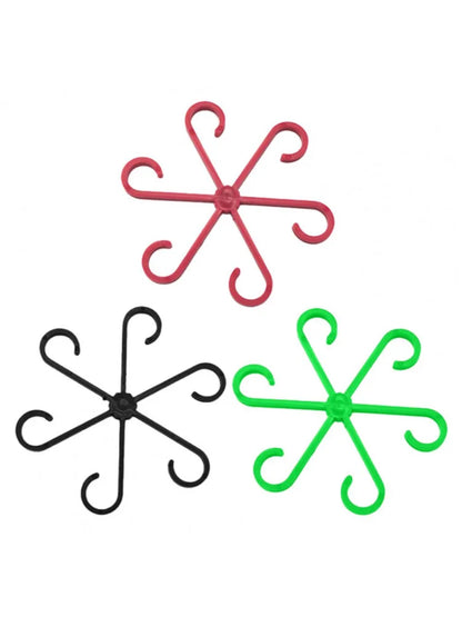 4PCS Reusable Plant Stem Folding Frame Garden Tools No Stake Trellis Plant Stem Support Support Branches Stem Organizer