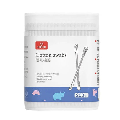 400/200 Pcs Double Head Cotton Swab Women Makeup Lipstik Buds Tip Sticks Nose Ear Cleaning Health Care Tools Bastoncillos Oidos