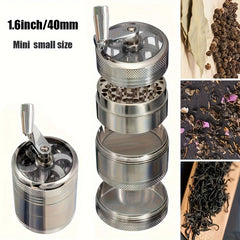 1.6-Inch/40mm Household Mini Nut and Hard Spice Manual Grinder for Nutmeg, Ginger, Rock Salt, and Pepper Corn