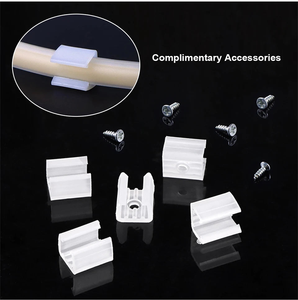 COB LED Under Cabinet LED Strip kitchen Light High Quality110V 220V Wardrobe Closet Lamp Neutral/Warm White Waterproof Neon Tape