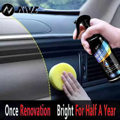 AIVC Plastic Restore Revitalizer Plastic Renovator Longlasting Coating For Car Rubbers Refurbish Clean Gloss Black Shine