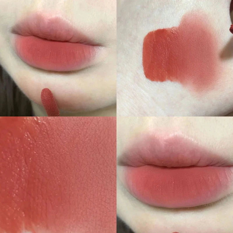 Gege Bear Adorable Rabbit Velvet Lip Mud — Matte Finish, Long-Lasting, Non-Transfer Lip Lacquer for a Whiter Appearance