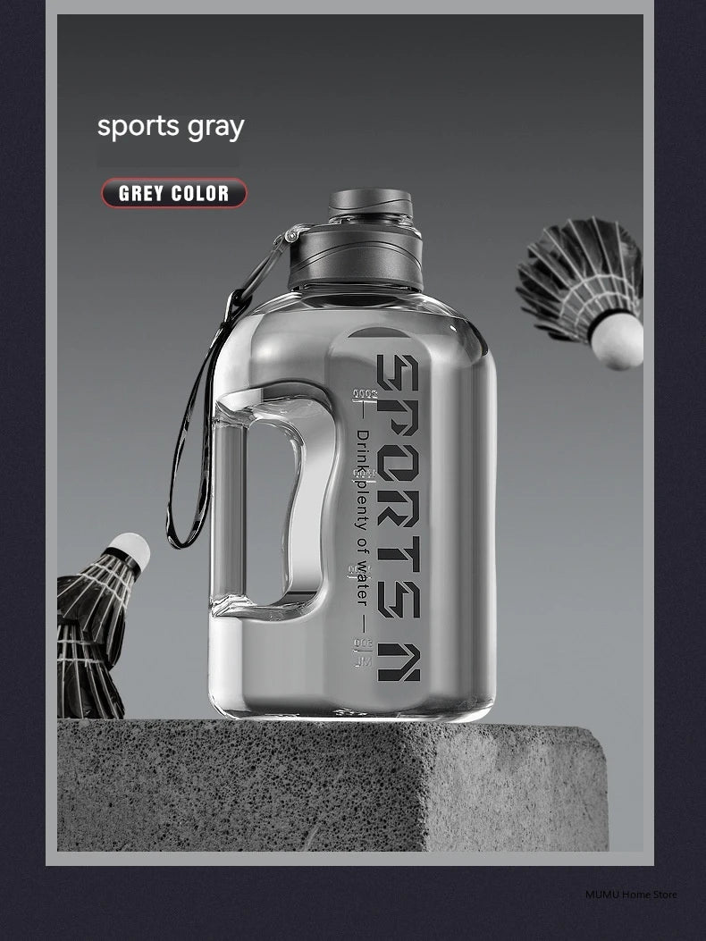 1.7L/2.7L/4L/5L Large Capacity Water Bottle Gym Cycling Cup Sports Water Bottle Portable For Fitness Camping Men Water Kellte