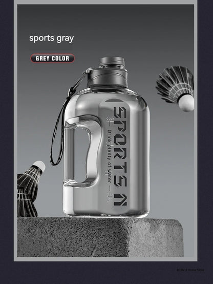 1.7L/2.7L/4L/5L Large Capacity Water Bottle Gym Cycling Cup Sports Water Bottle Portable For Fitness Camping Men Water Kellte