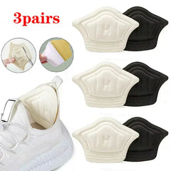 3pair/6pcs Insoles Patch Heel Pads for Sport Shoes Back Sticker Adjustable Size Antiwear Feet Pad Cushion Insert Insole Inserts
