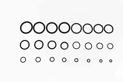 740/1200Pcs O-ring Rubber Gaskets Seal Ring Set Nitrile Rubber High Pressure O-Rings NBR Sealing Elastic Band O Rubber Rings Set