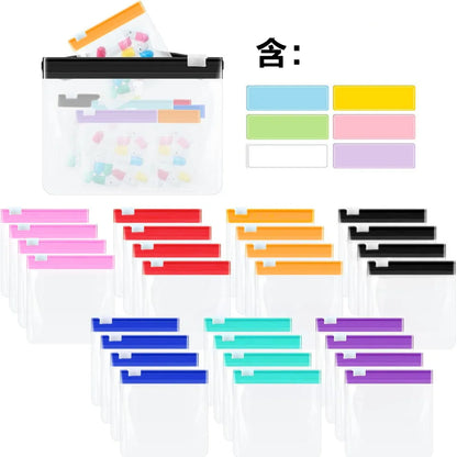 1/7/28PCS Pill Pouch Bags Zippered Pill Pouch Reusable Pill Bags Clear Eva Pill Bag Self Sealing Medicine Organizer Storage Bags