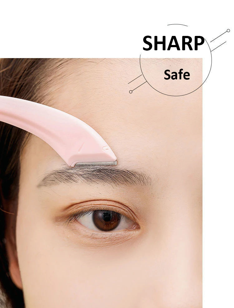 Eyebrow Trimming Knife Face Razor For Women Eyebrow Scissors