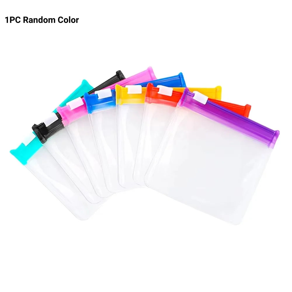 1/7/28PCS Pill Pouch Bags Zippered Pill Pouch Reusable Pill Bags Clear Eva Pill Bag Self Sealing Medicine Organizer Storage Bags