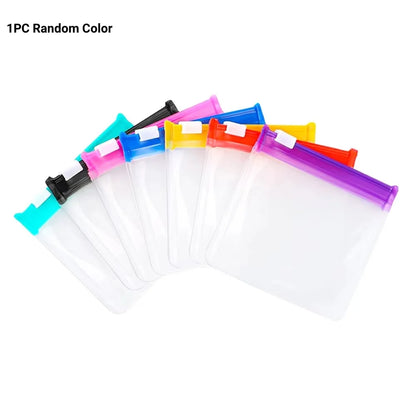 1/7/28PCS Pill Pouch Bags Zippered Pill Pouch Reusable Pill Bags Clear Eva Pill Bag Self Sealing Medicine Organizer Storage Bags