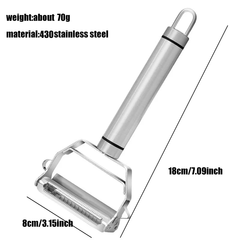 4in1 High Quality Stainless Steel Potato Cucumber Carrot Grater Multifunctional Vegetables Fruit Peeler Vegetable Slicer