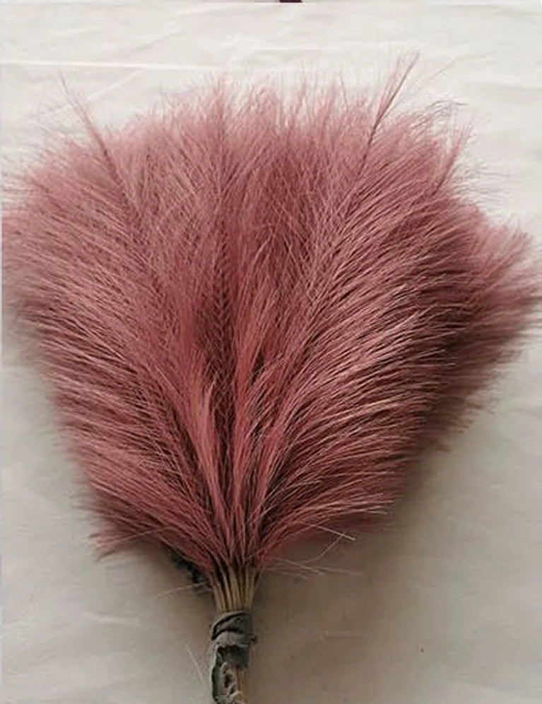 10Pcs Artificial Pampas Grass Bouquet For Home Wedding Decoration Party Room Decor Bedroom DIY Flower Wall Vase Fake Plant Reed