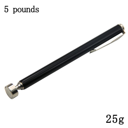 Strong Magnetic Suction Rod Orange Red Handle Magnetic Pickup Stainless Steel Antenna Retractable Suction Iron Rod