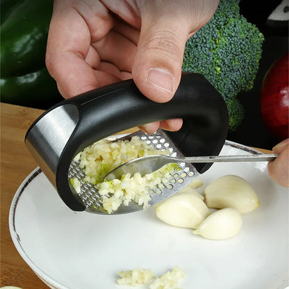 Stainless Steel Garlic Press Crusher Manual