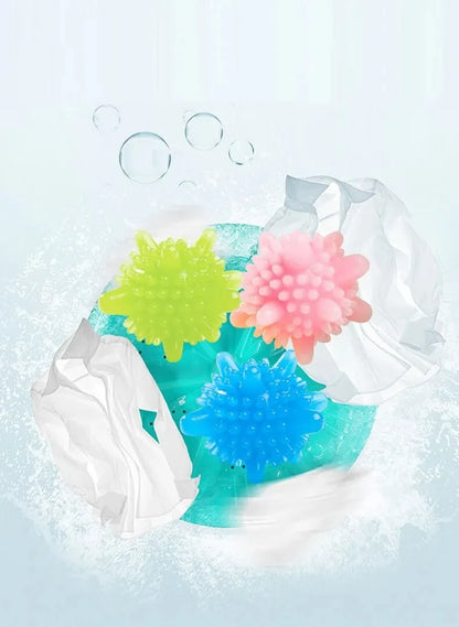 10Pcs/Set Laundry Ball Reusable Household Washing Clothes Softener Remove Dirt Clean Shape PVC Solid 2022