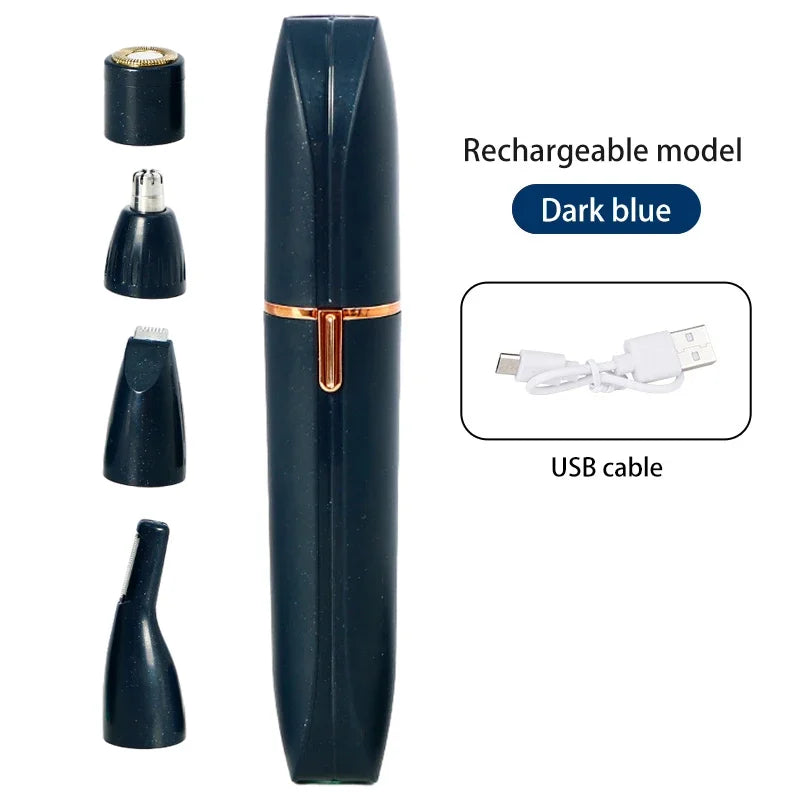 4 In 1 Electric Razor for Women Full Body Shaving Facial Epilator