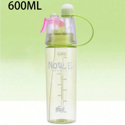 20.3oz Sports Water Bottle Portable Leakproof Spray Water Cup Durable BPA Free Plastic Drinking Jug Outdoor Travel Gym Drinkware