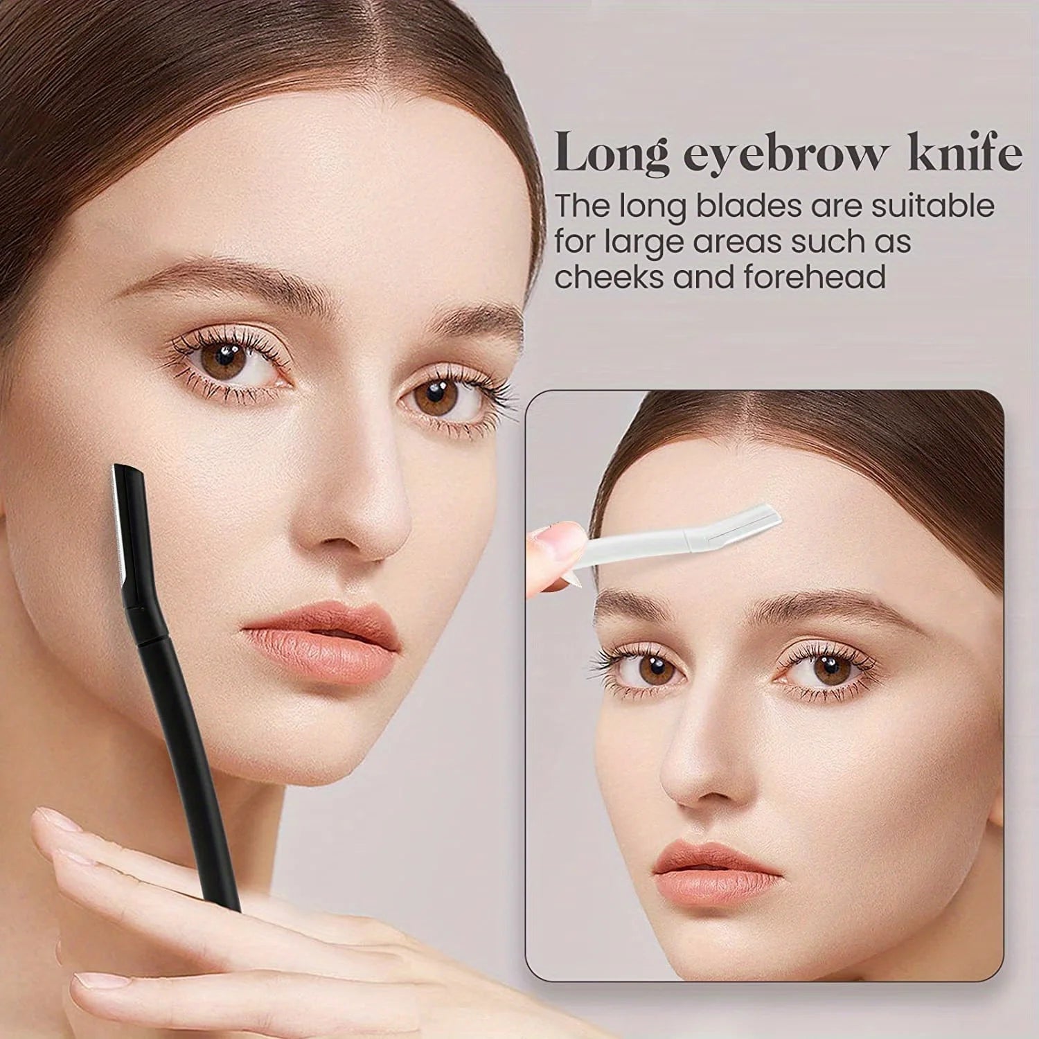 4pcs Eyebrow Razor, Face Razors For Women Facial Hair, Eyebrow Shaver, Dermaplaning Tool To Exfoliate And Refresh The Skin