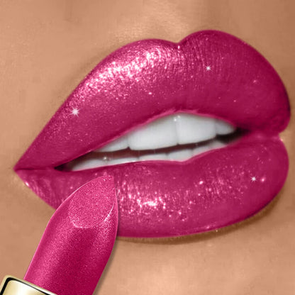 Diamond Shimmer Lipstick Lip Gloss High Pigmented Long Lasting 10 Colors Glitter Lipgloss Lips Makeup Cosmetics Sexy Make Up