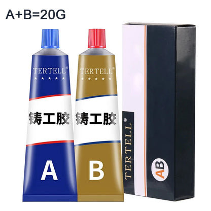 AB Type Casting Repair Glue High Temperature Resistant Liquid Metal Welding Filler Metal Repair Glue Tools Caulking Agent Super