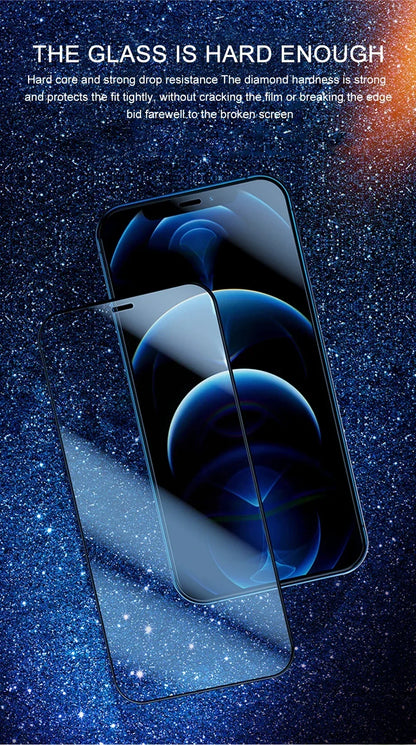 3PCS 30D Tempered Glass Screen Protector for IPhone 13 14 11 15 16 Pro Max Plus 12 Mini XS XR X Film 16Pro ScreenProtector Film