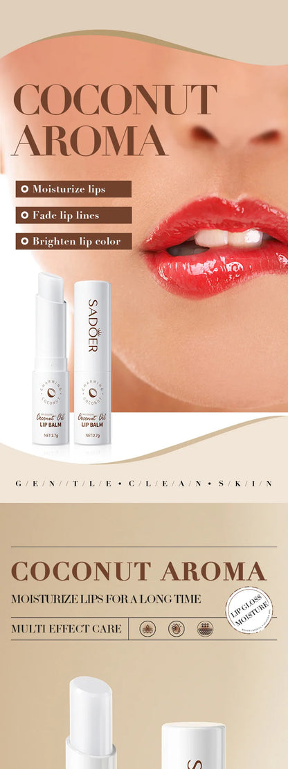 Coconut Lip Balm Healing Moisturizing All-natural Lip Mask For Dry Lips