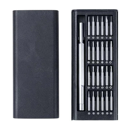 25 In 1 Screwdriver Set Precision Magnetic Screw Driver Bits Mini Tool Case Dismountable For Smart Home PC Phone Repair