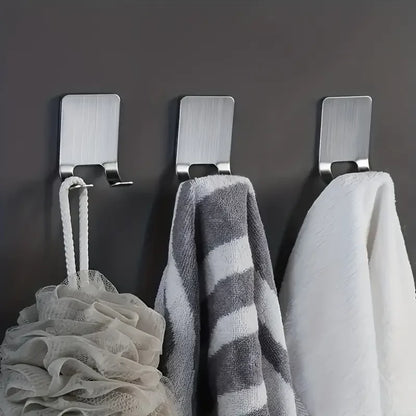 4pcs Wal Razor Holder Storage Hook Stainless Steel Men Haver Storage Rack Shaver Shelf Hanger Stand Razor Blade Holder Hooks