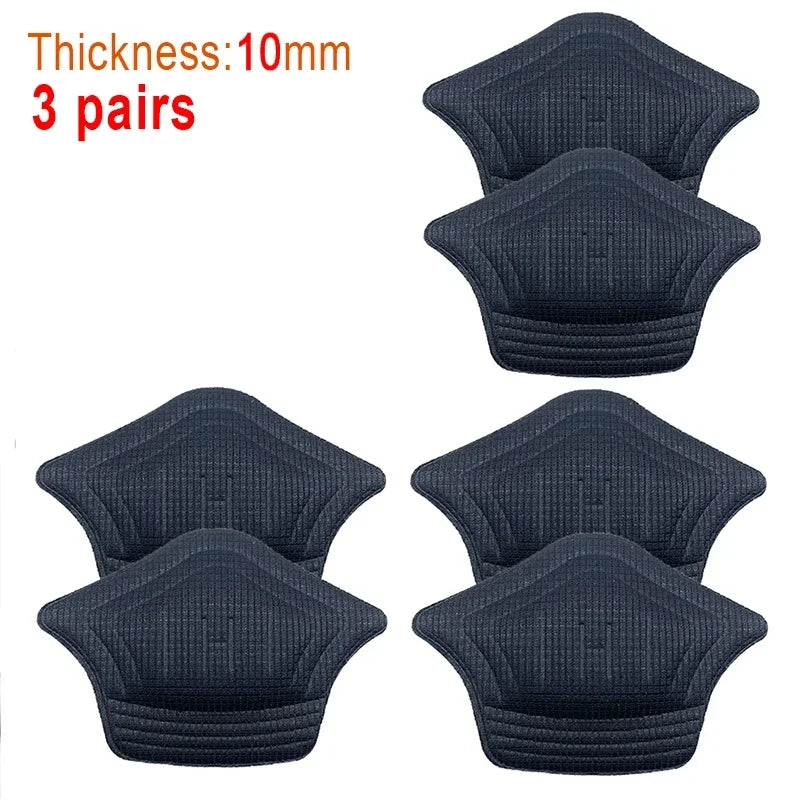 3pair/6pcs Insoles Patch Heel Pads for Sport Shoes Back Sticker Adjustable Size Antiwear Feet Pad Cushion Insert Insole Inserts