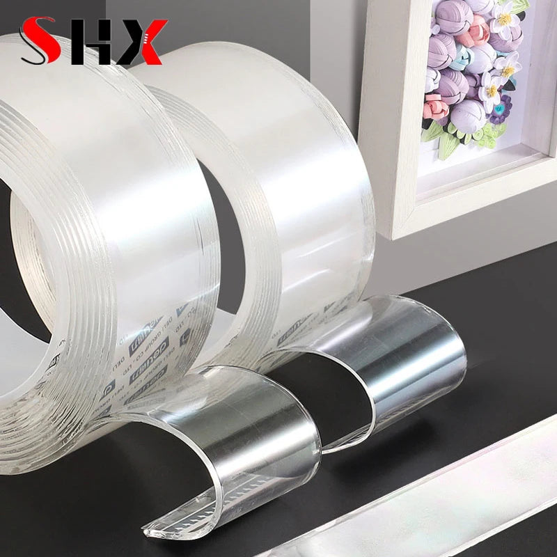 1/2/3/5M Nano Tape Double Sided Tape Transparent Reusable