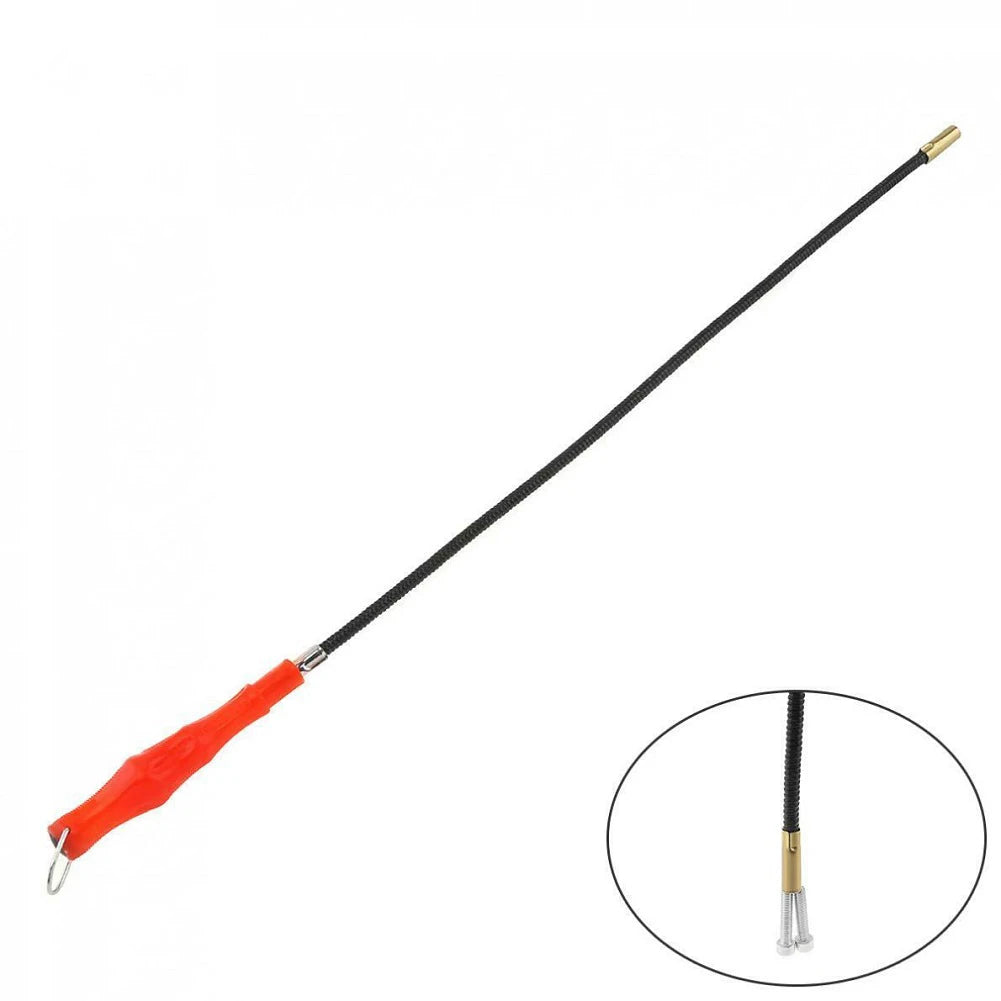 1Pcs Flexible Magnetic Bendable Picker Magnet Shaft Pick Up Rod Stick Hand Tool NEW Small Red Suction Rod