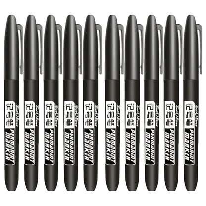 1-20Pcs Permanent Marker Pen Drawing Markers Oil-Based Waterproof Black Blue Red Ink Sketch Pens Stationery Art School Supplies