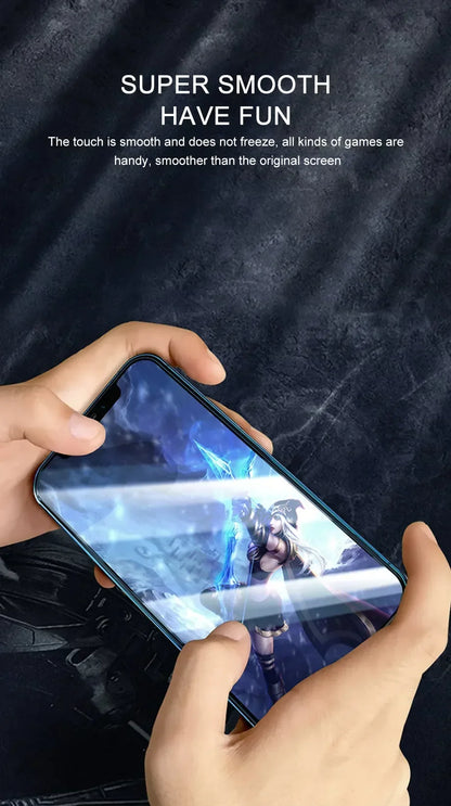 3PCS 30D Tempered Glass Screen Protector for IPhone 13 14 11 15 16 Pro Max Plus 12 Mini XS XR X Film 16Pro ScreenProtector Film