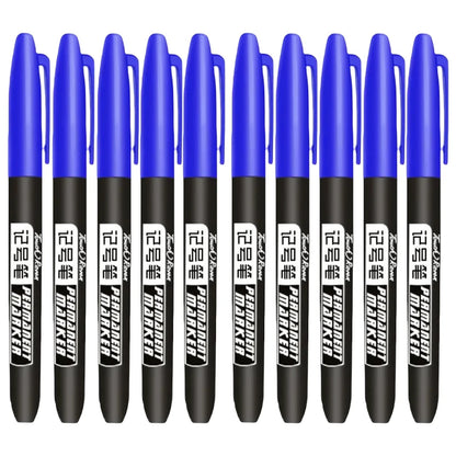 1-20Pcs Permanent Marker Pen Drawing Markers Oil-Based Waterproof Black Blue Red Ink Sketch Pens Stationery Art School Supplies
