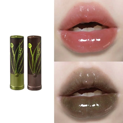Girlcult Herbal Compendium Glitter Lipstick Green Shimmer Lipgloss Matte Velvet Lip Clay Moisturizing Longlasting Nostickup