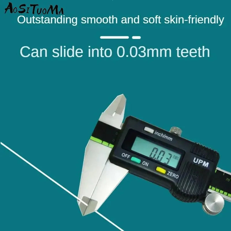3pcs Ultraclean Mint Dental Floss Effective Plaque Removal,Teeth&amp;Gum Protection Shred Resistant ForThoroughly Clean InTight Area