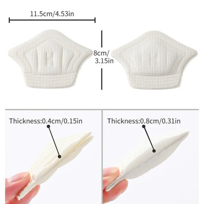 3pair/6pcs Insoles Patch Heel Pads for Sport Shoes Back Sticker Adjustable Size Antiwear Feet Pad Cushion Insert Insole Inserts