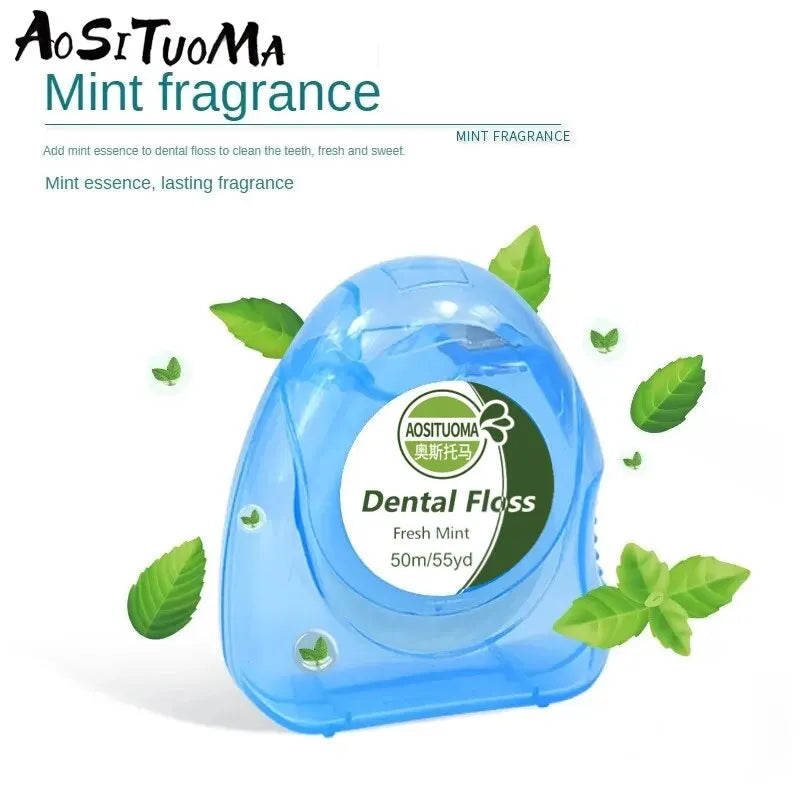 3pcs Ultraclean Mint Dental Floss Effective Plaque Removal,Teeth&amp;Gum Protection Shred Resistant ForThoroughly Clean InTight Area