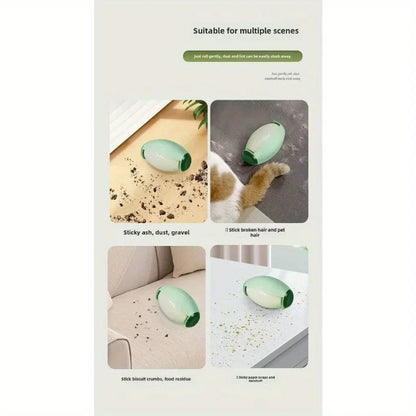1pc Time-Saver Reusable Washable Lint Roller Strong Adhesive Hair Sticking Machine for Clothes Pets &amp; Furniture Cleaning
