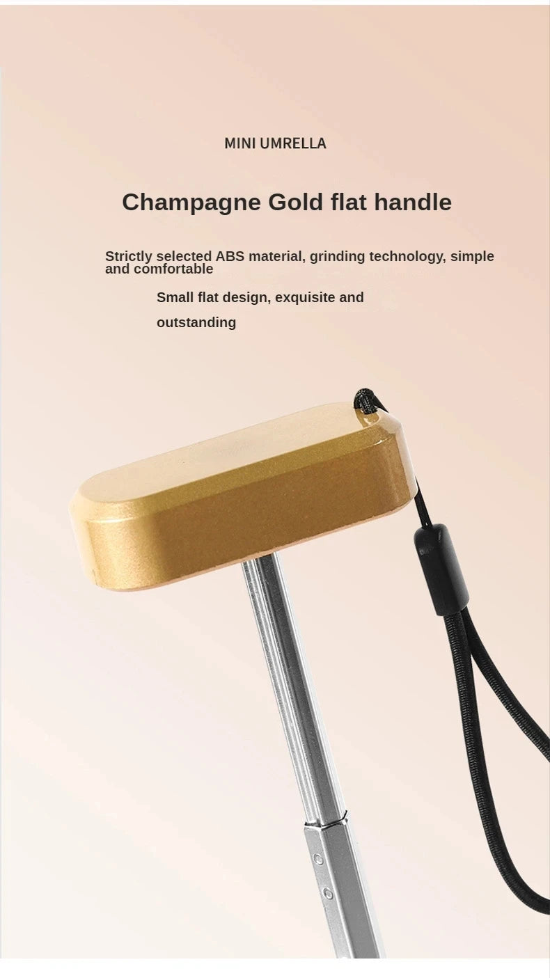55% Off Mini Sun Umbrella Small Pocket Rain Umbrella Vinyl Folding UV Ultraviolet Protection Sun Shade Pocket Parasol Capsule