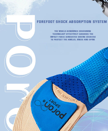 1Pair Sport Silicone Insoles for Shoes High Elastic Shock-absorbing Insole for Feet Arch Support Orthopedic Men Women Shoe Sole