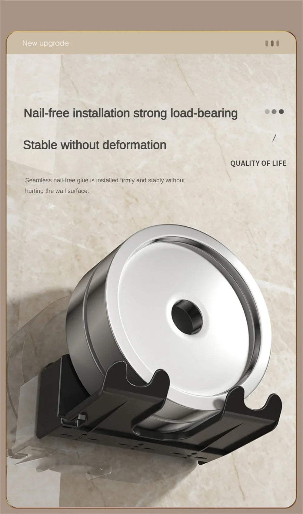 Hair Dryer Holder Wall Dryer Bracket Straightener Stand Hairdryer Organizer Hair Brush Storage Box Bathroom Accessories