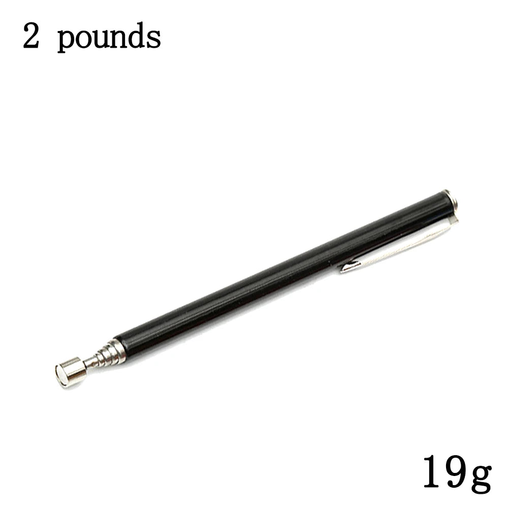 Strong Magnetic Suction Rod Orange Red Handle Magnetic Pickup Stainless Steel Antenna Retractable Suction Iron Rod