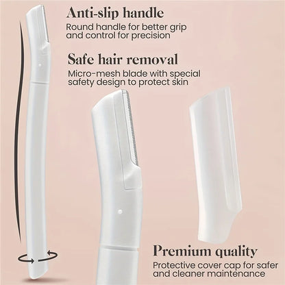 4pcs Eyebrow Razor, Face Razors For Women Facial Hair, Eyebrow Shaver, Dermaplaning Tool To Exfoliate And Refresh The Skin