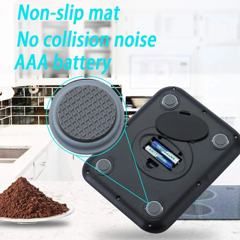 Digital Kitchen Scale 10kg /5kg Stainless Steel Panel Electronic Scales LCD Display Home Food Snacks Weighing Baking Tools