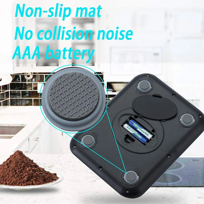 Digital Kitchen Scale 10kg /5kg Stainless Steel Panel Electronic Scales LCD Display Home Food Snacks Weighing Baking Tools