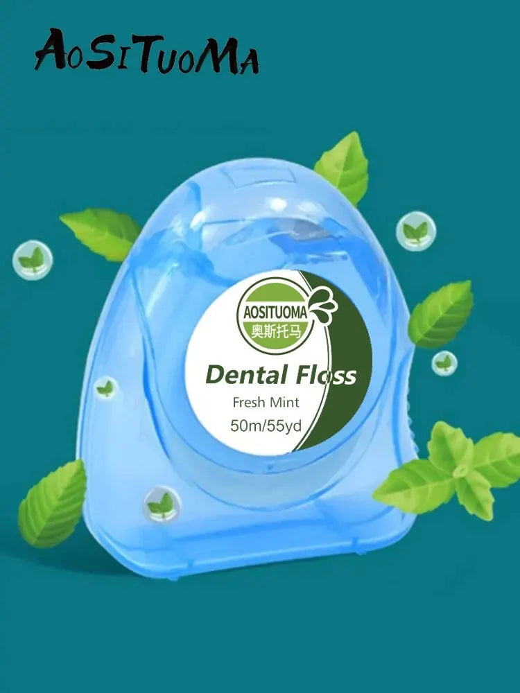3pcs Ultraclean Mint Dental Floss Effective Plaque Removal,Teeth&amp;Gum Protection Shred Resistant ForThoroughly Clean InTight Area